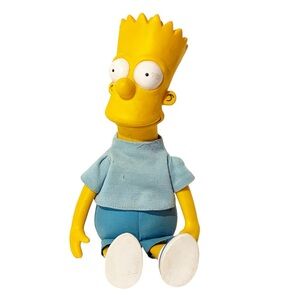 The Simpsons Bart Simpson 12" Plush Figure Dan Dee 1990